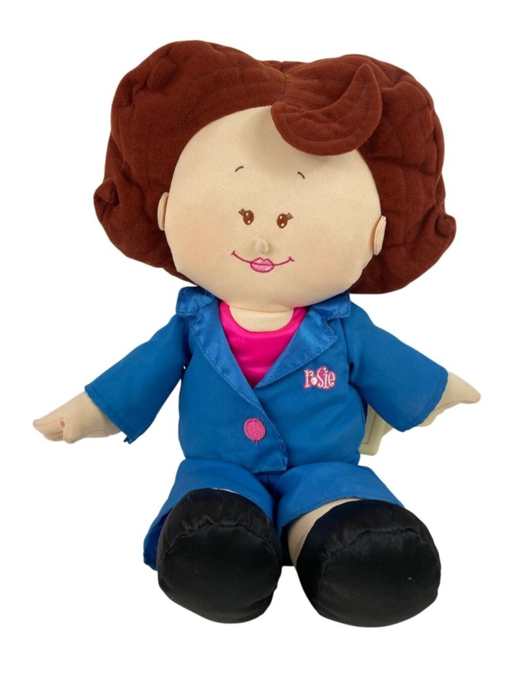 1997 The Original Rosie O'Doll Talking Plush Doll Rosie O'Donnell Tyco Working